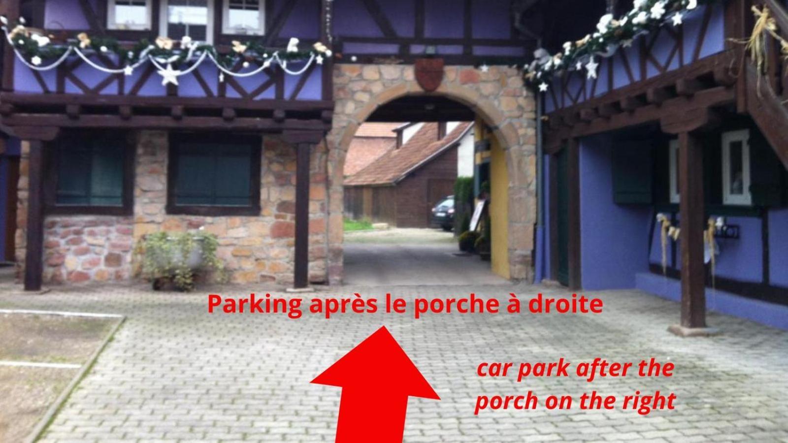 Gite Chez Marie-Sarah Petite Maison Calme Parking Ebersheim Exterior foto